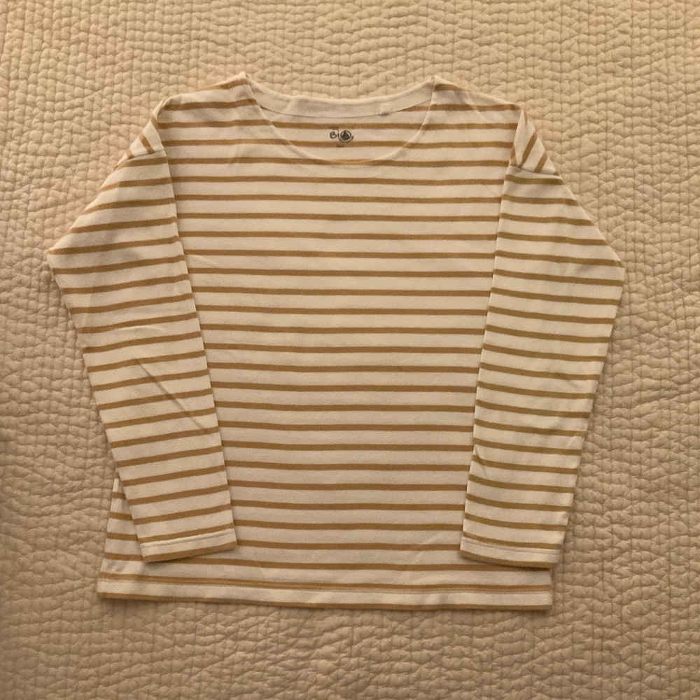 Petit Bateau Breton Stripe Tee - size 18 years